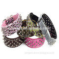 Leather Dog Collar with Rivet Punk Style Collar Dog Products Various Colors